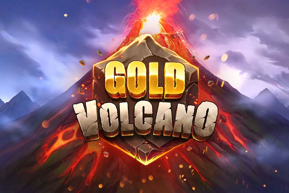 Portada de Gold Volcano, tragamonedas de racimos de Play n GO