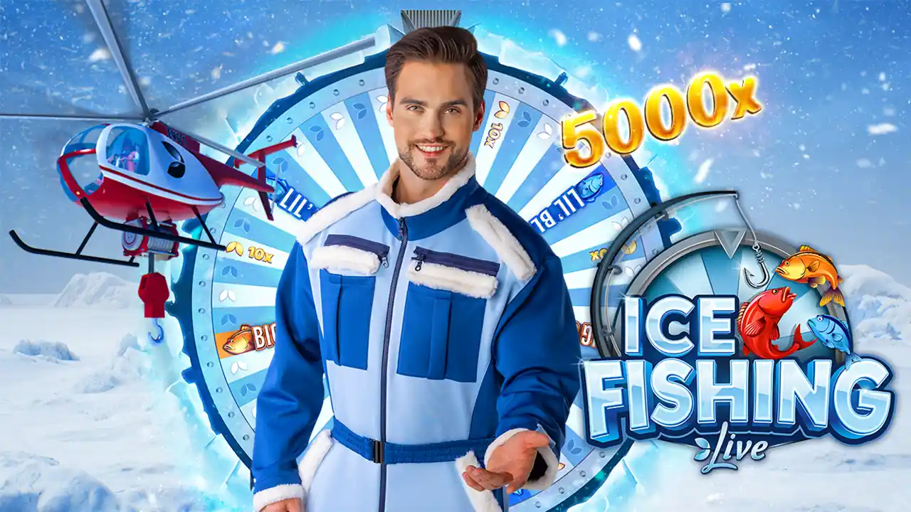 Portada de Ice Fishing, programa en vivo de Evolution